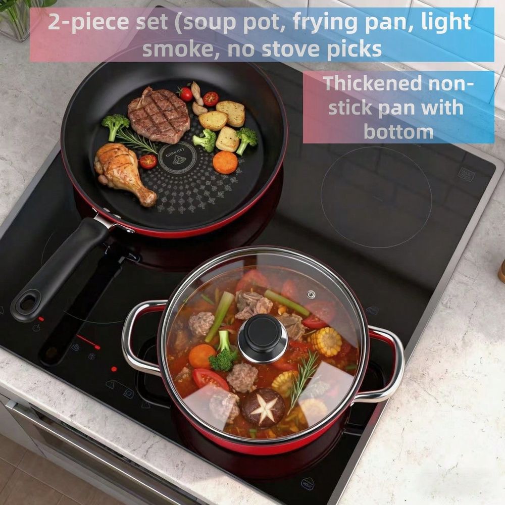 Home Cooking On - Kitchen Cookware Set Includes A Soup