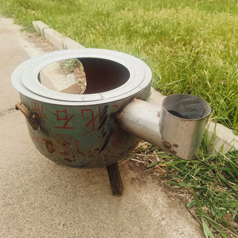 Home Cooking On - Portable Outdoor Wood Stove Windproof Rural