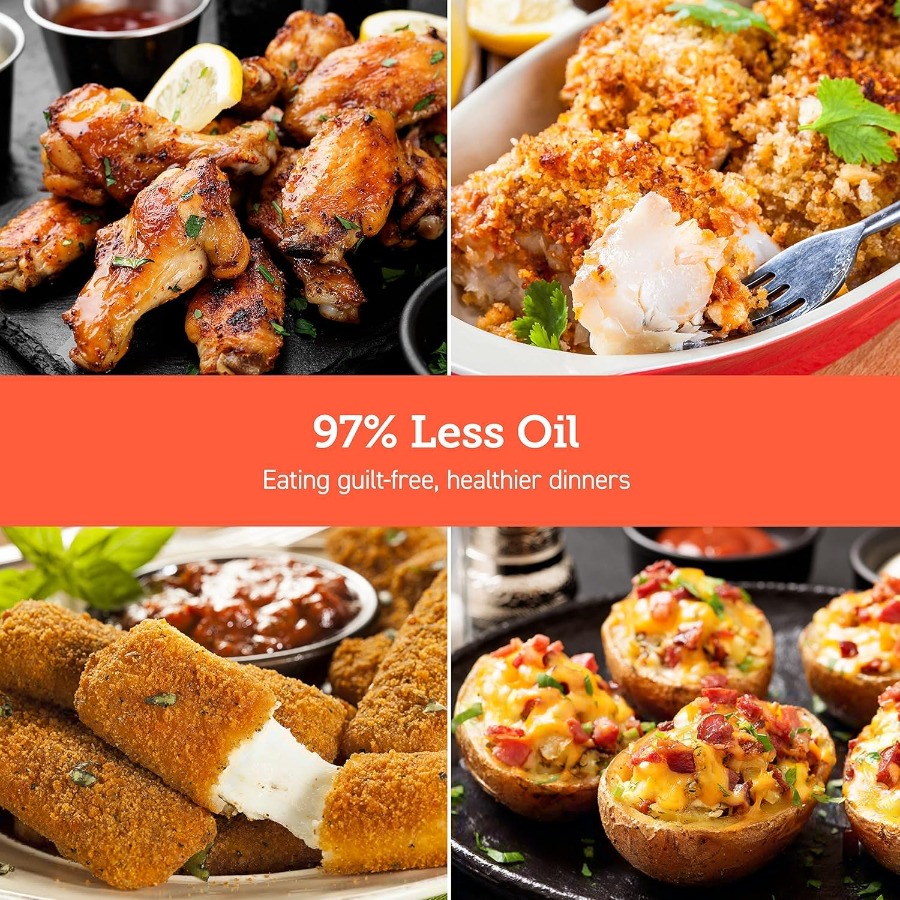4 Qt Smart Air Fryer with 7 Co - Home Cooking On ulasan dan harga